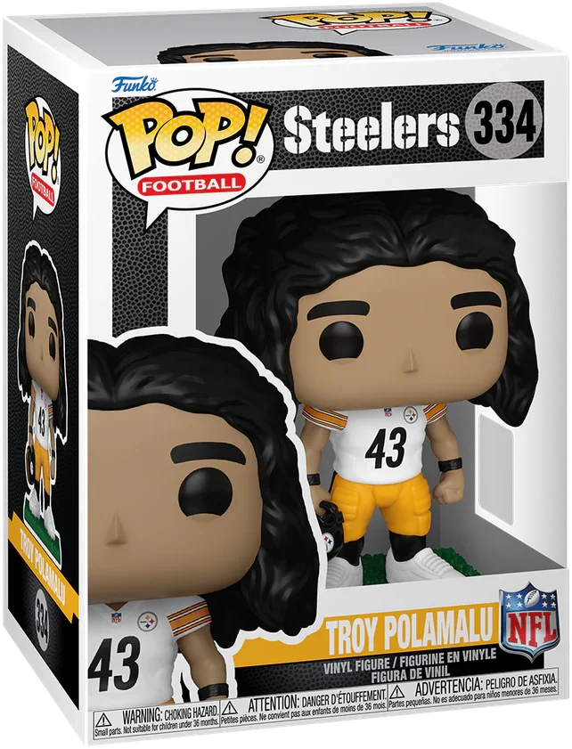 NFL: Legends - Troy Polamalu (Steelers) Pop! Vinyl - Image 3