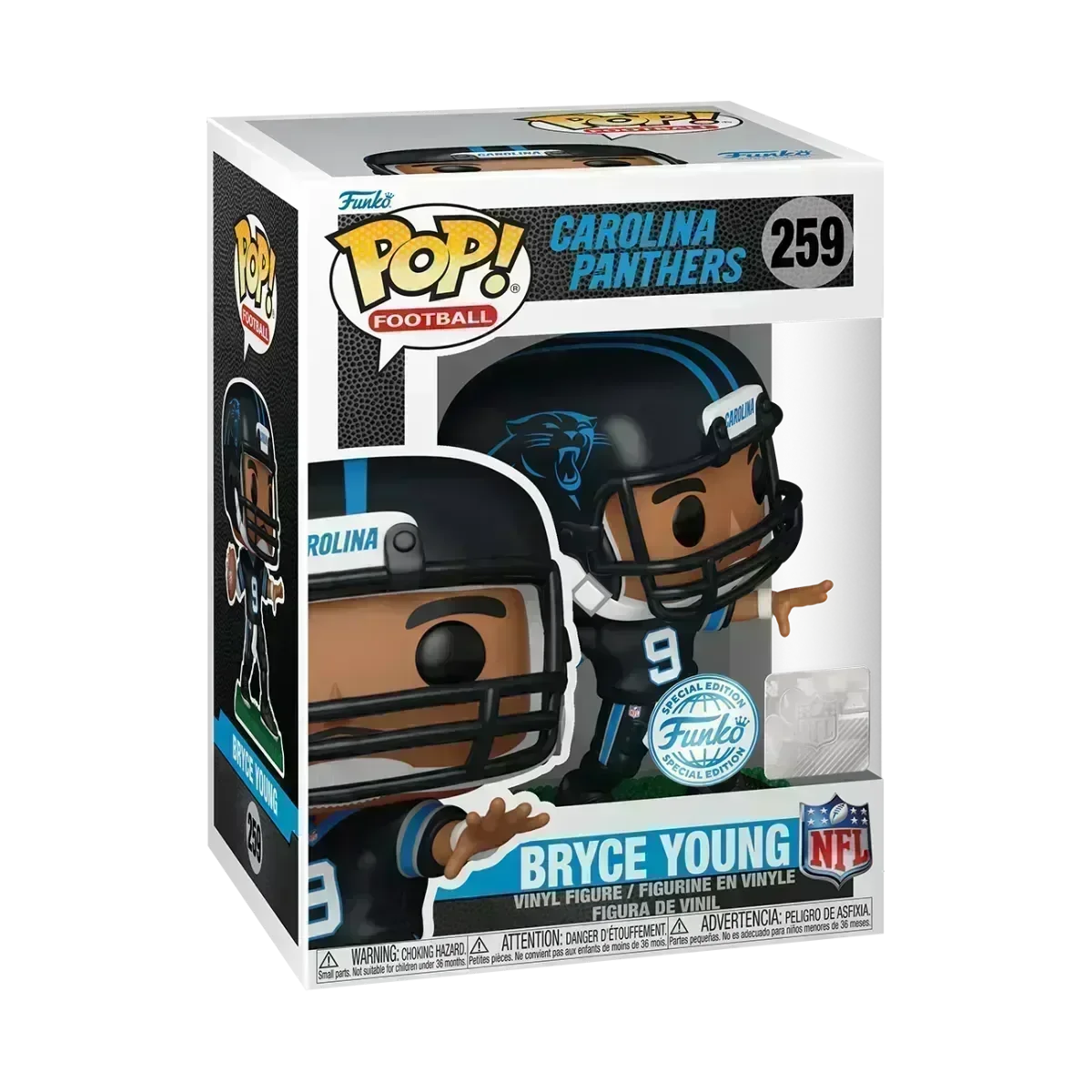 NFL: Panthers - Bryce Young US Exclusive Pop! Vinyl [RS] - Image 3