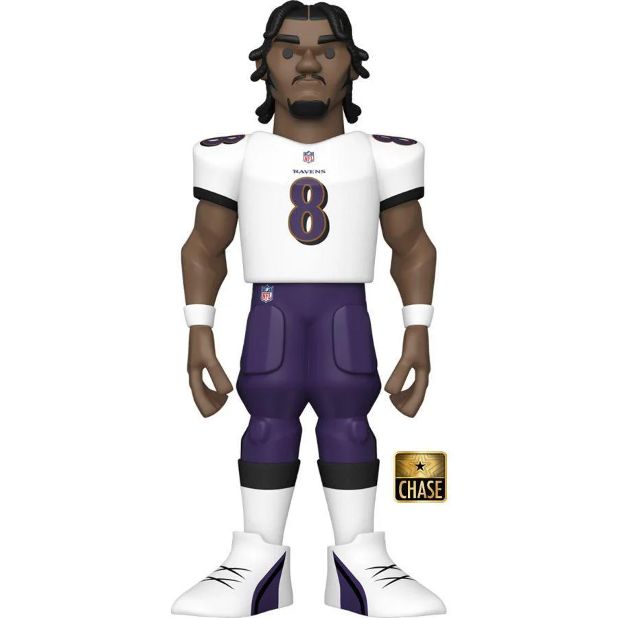 NFL: Ravens - Lamar Jackson (with chase) 12" Vinyl Gold - Image 3