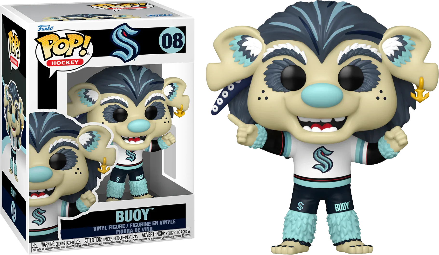 NHL: Mascots - Seattle Kraken Buoy Pop! Vinyl