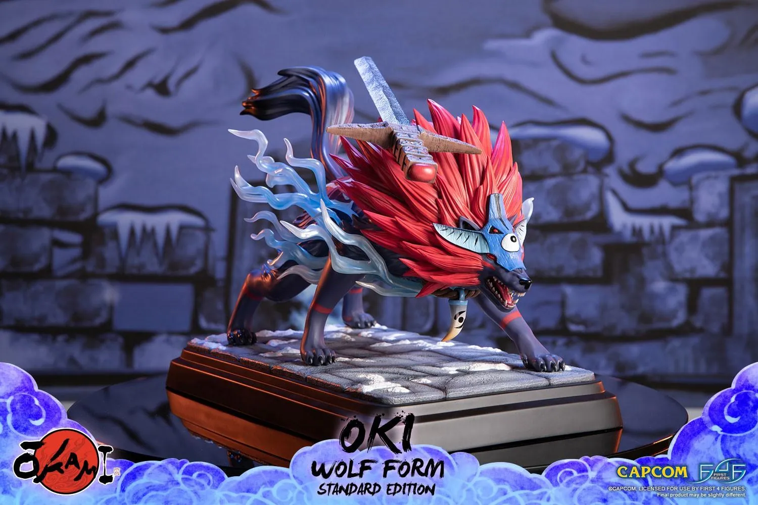 Okami - Oki (Wolf Form) Statue - Image 10