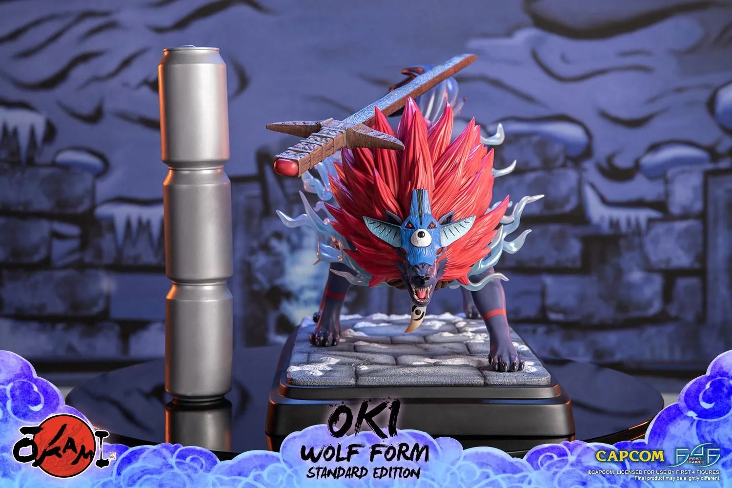Okami - Oki (Wolf Form) Statue - Image 12