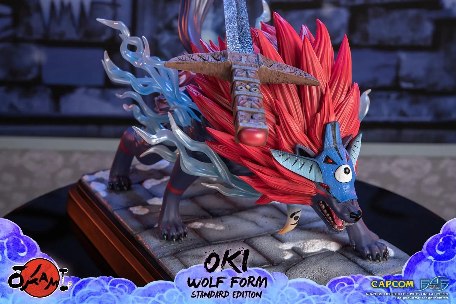 Okami - Oki (Wolf Form) Statue - Image 17