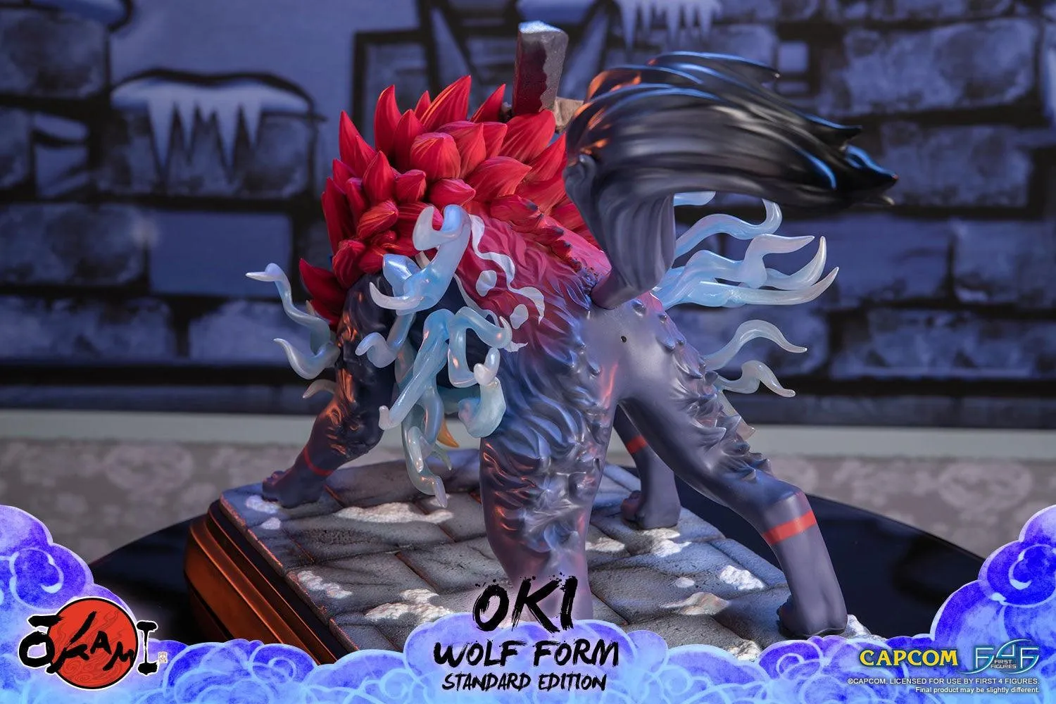 Okami - Oki (Wolf Form) Statue - Image 19