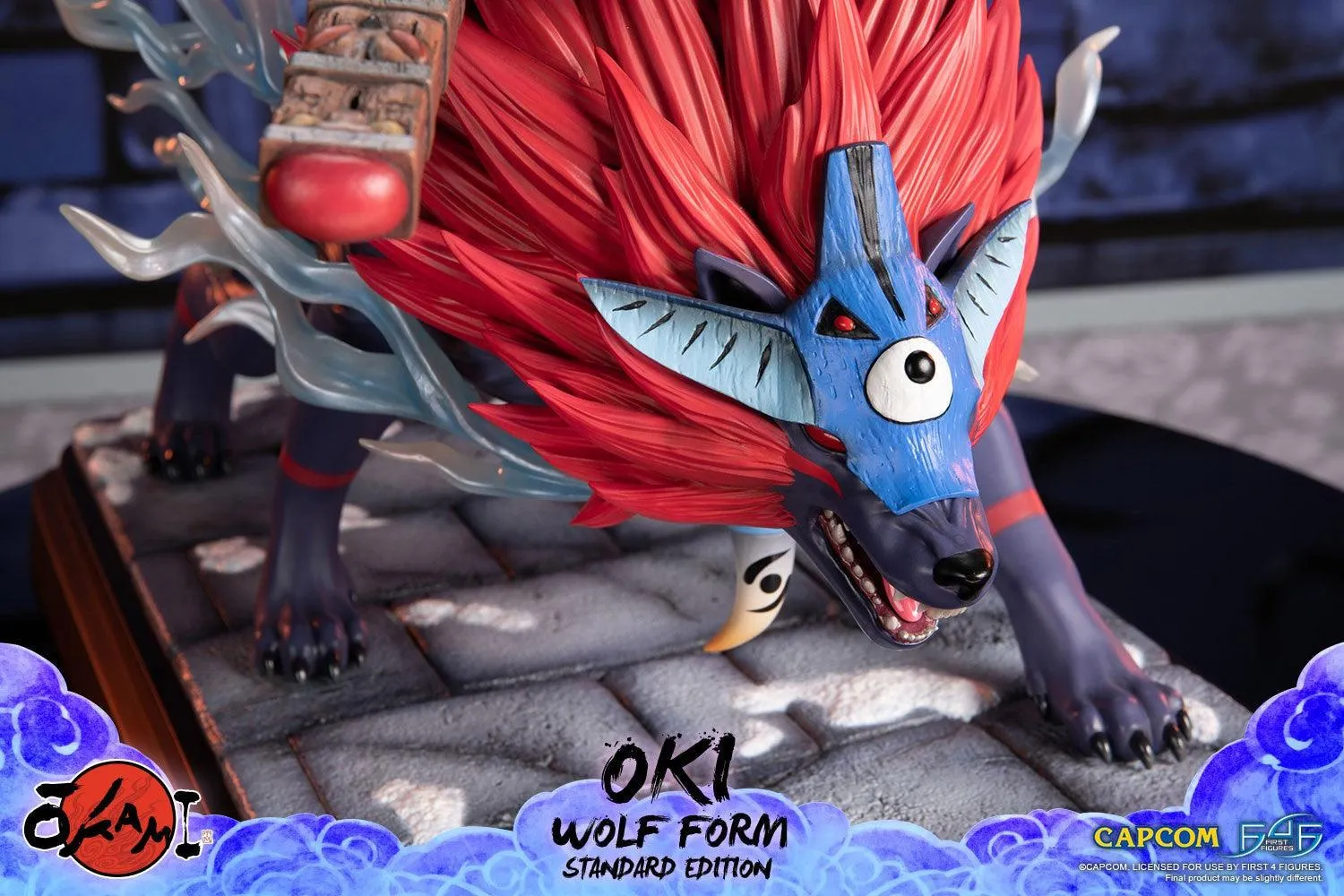 Okami - Oki (Wolf Form) Statue - Image 22