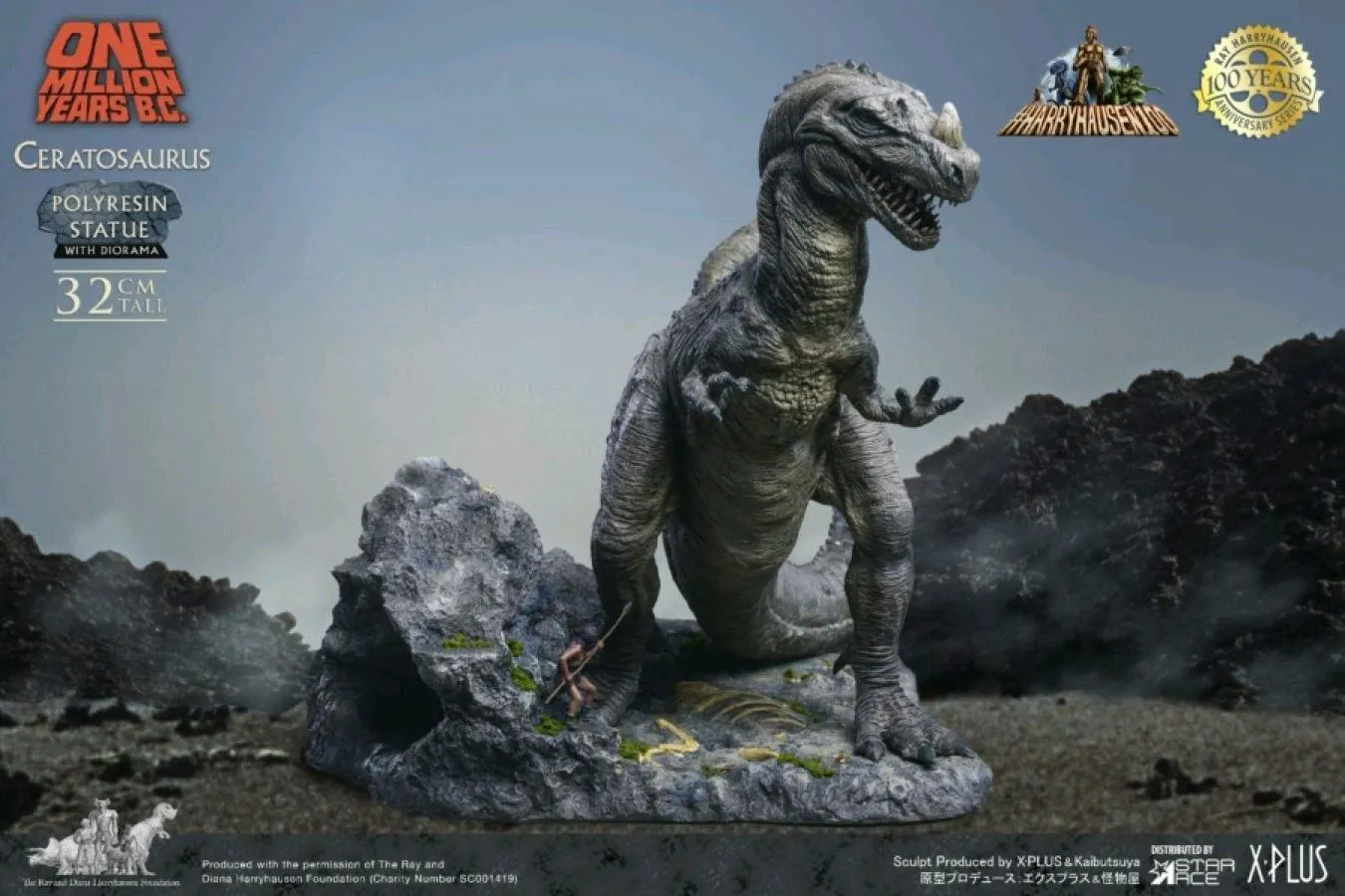 One Million Years BC - Ceratosaurus Statue - Image 2