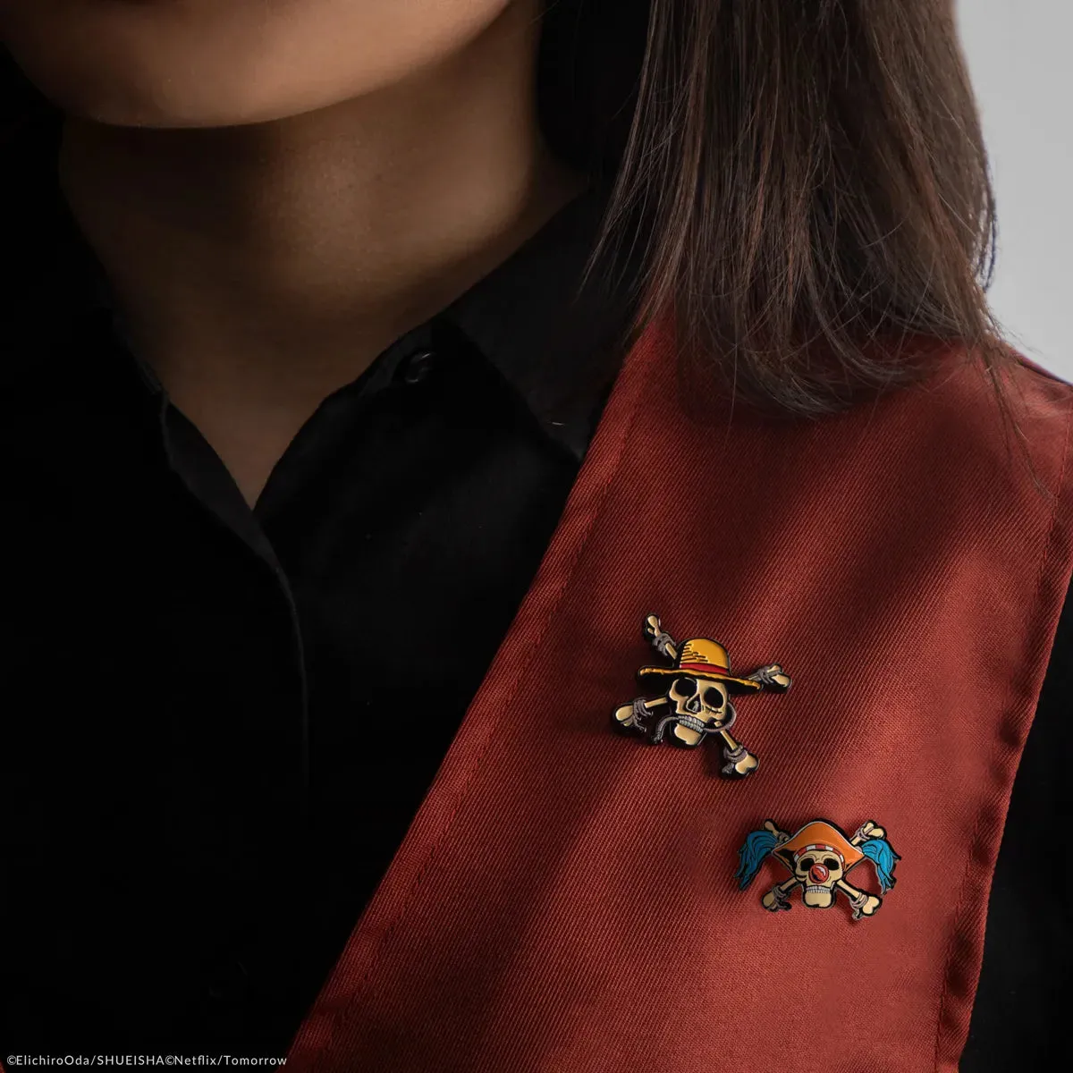 One Piece (2023) - Luffy & Buggy Set of 2 Pins - Image 2