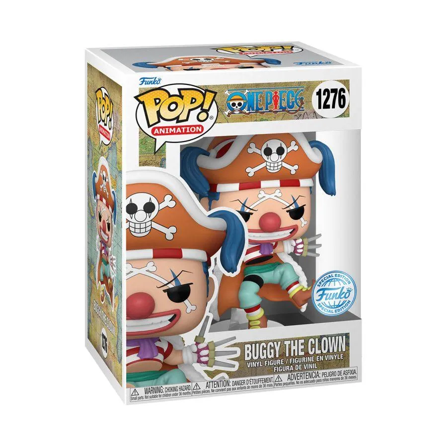 One Piece - Buggy the Clown US Exclusive Pop! Vinyl [RS] - Image 3