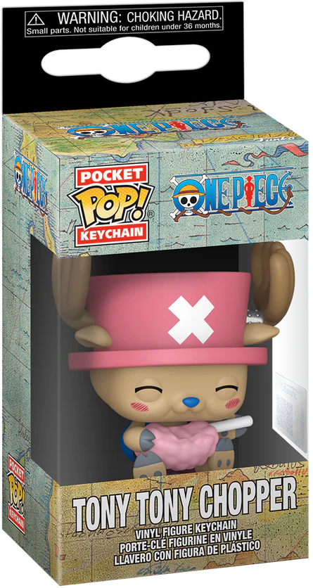 One Piece - Chopper with Cotton Candy Pop! Keychain - Image 3