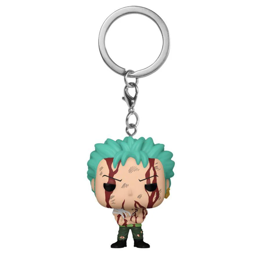 One Piece - Roronoa Zoro "Nothing Happened" US Exclusive Pop! Keychain [RS] - Image 2