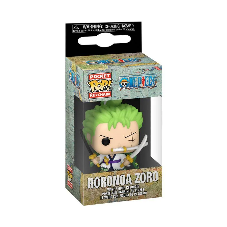 One Piece - Roronoa Zoro Pop! Keychain - Image 3