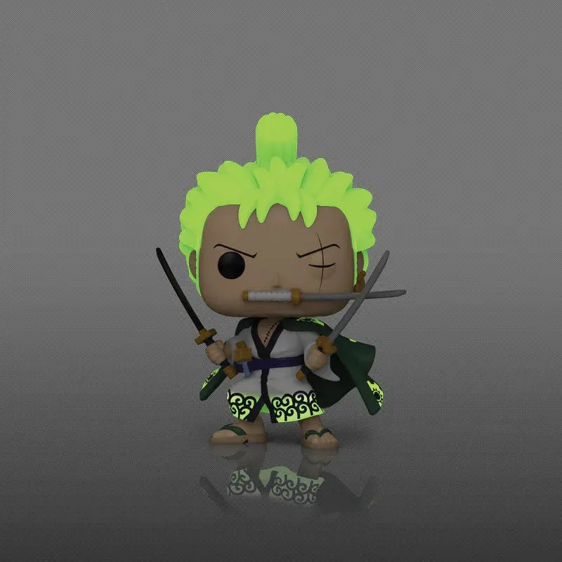 One Piece - Roronoa Zoro US Exclusive Glow Pop! Vinyl [RS] - Image 2
