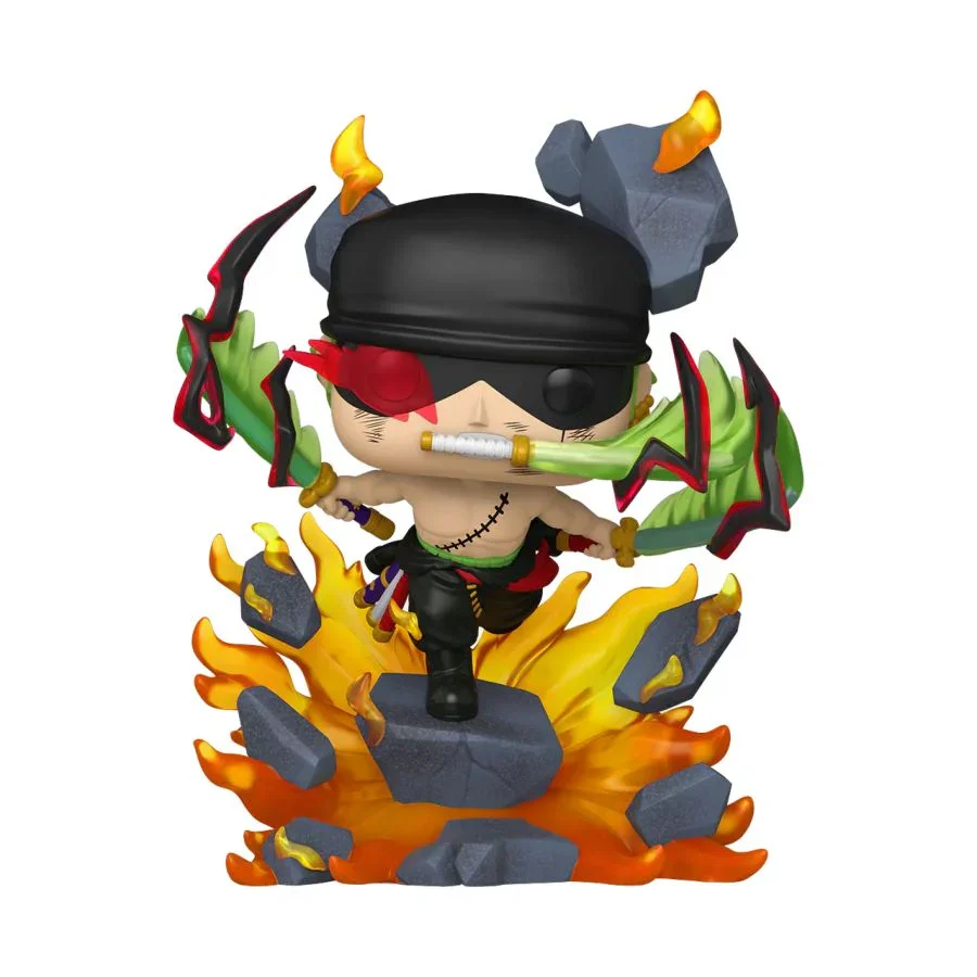 One Piece - Zoro (King of Hell) US Exclusive Pop! Premium [RS] - Image 2
