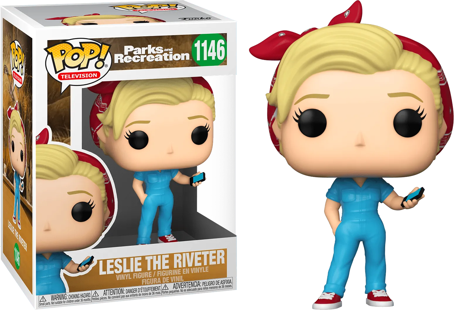 Parks and Recreation - Leslie the Riveter Pop! Vinyl