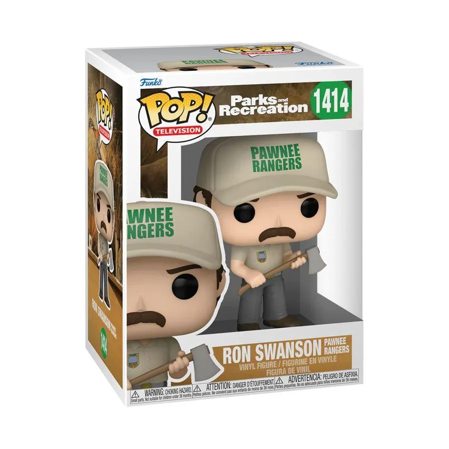 Parks & Recreation - Ron Swanson (Pawnee Rangers) Pop! Vinyl - Image 3