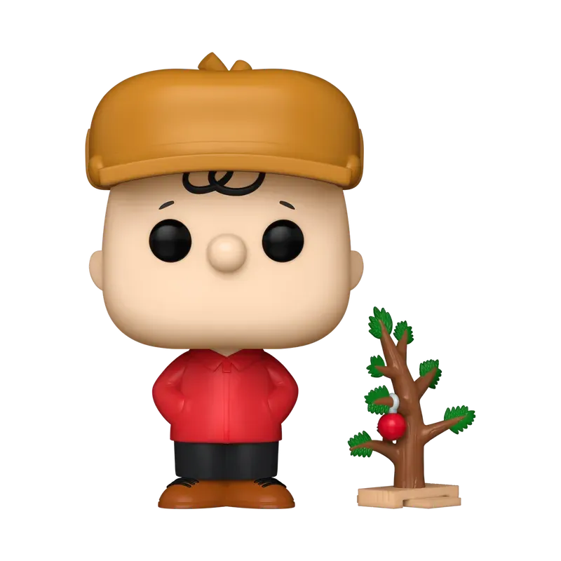 Peanuts - Charlie Brown with Tree Holiday Pop! Viny - Image 2