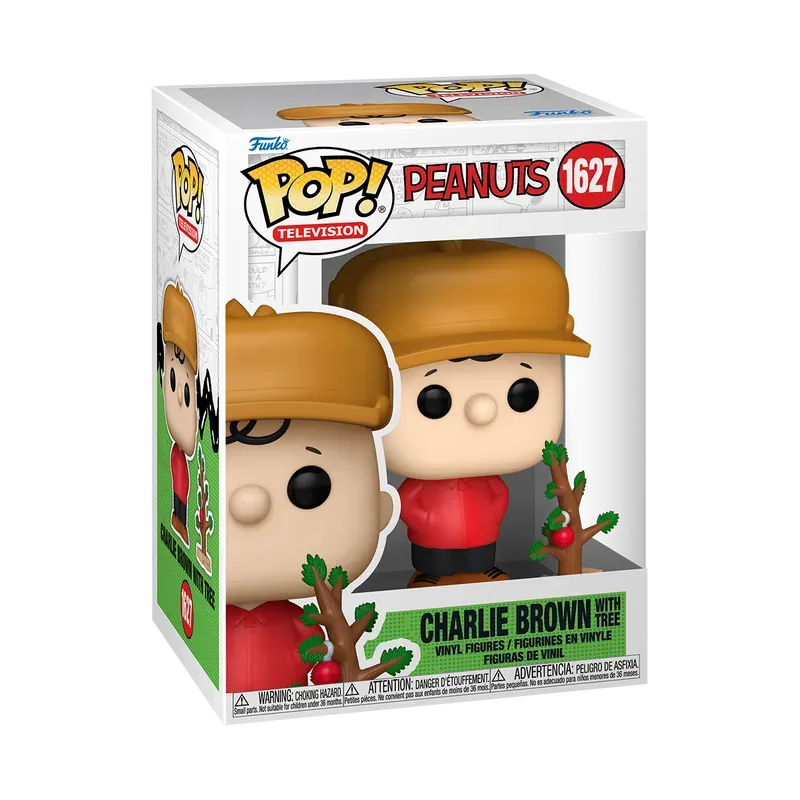 Peanuts - Charlie Brown with Tree Holiday Pop! Viny - Image 3