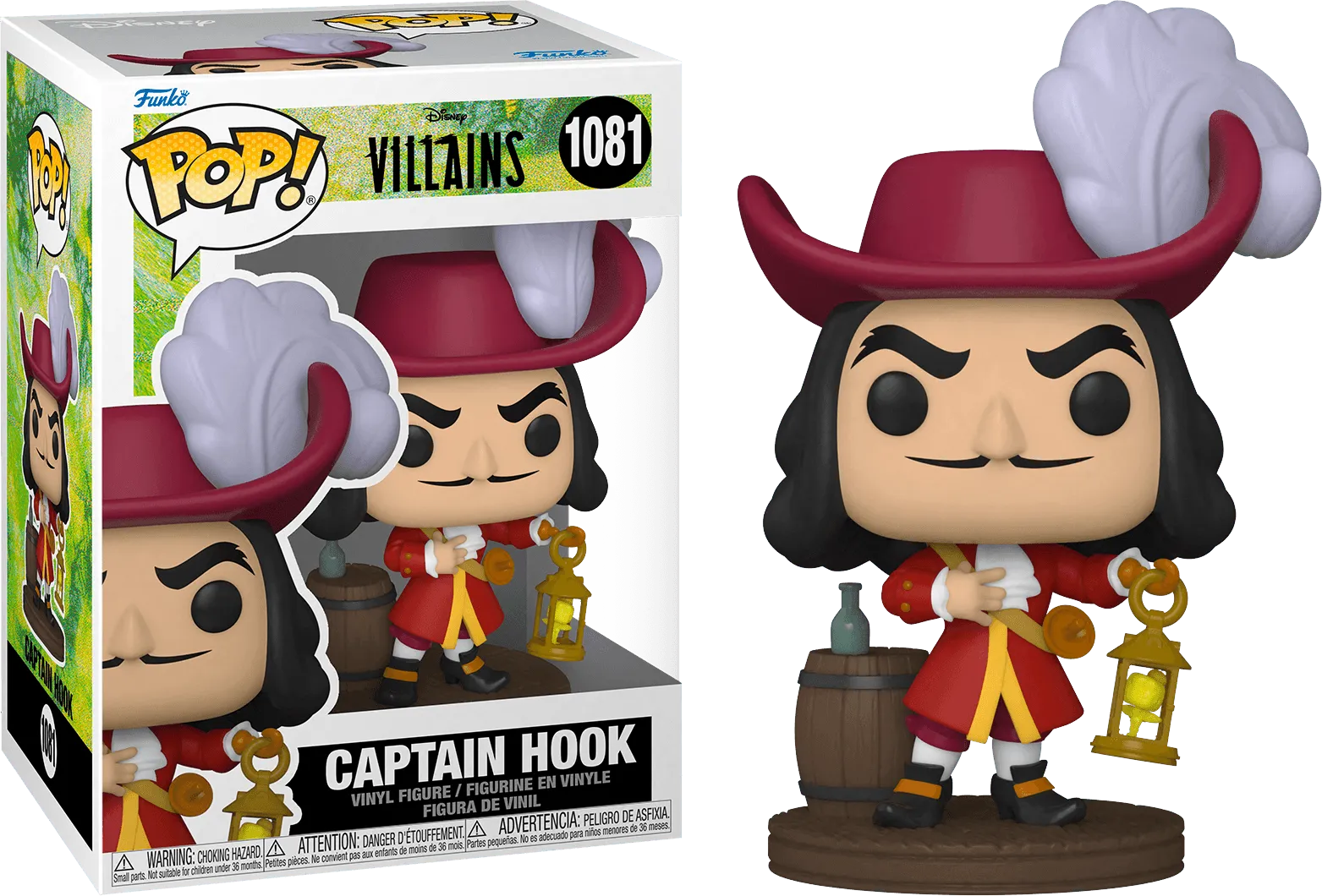 Peter Pan - Captain Hook Pop! Vinyl