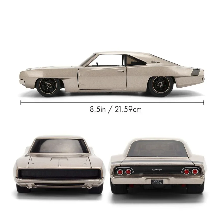 Pink Slips - 1970 Dodge Charger Wide Body 1:24 Scale Diecast Vehicle - Image 8