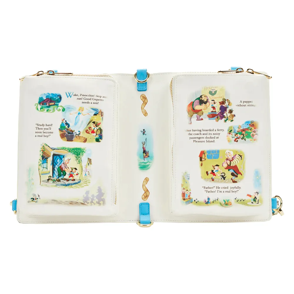 Pinocchio (1940) - Classic Book Convertible Crossbody Bag - Image 2
