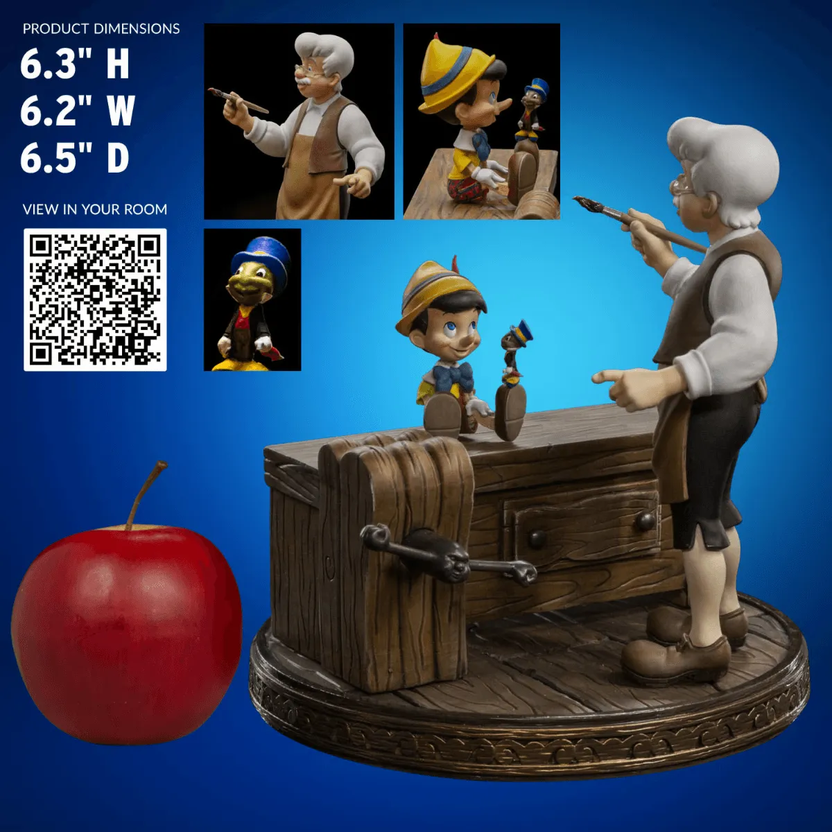 Pinocchio (1940) - Pinocchio 1:10 Scale Statue - Image 3