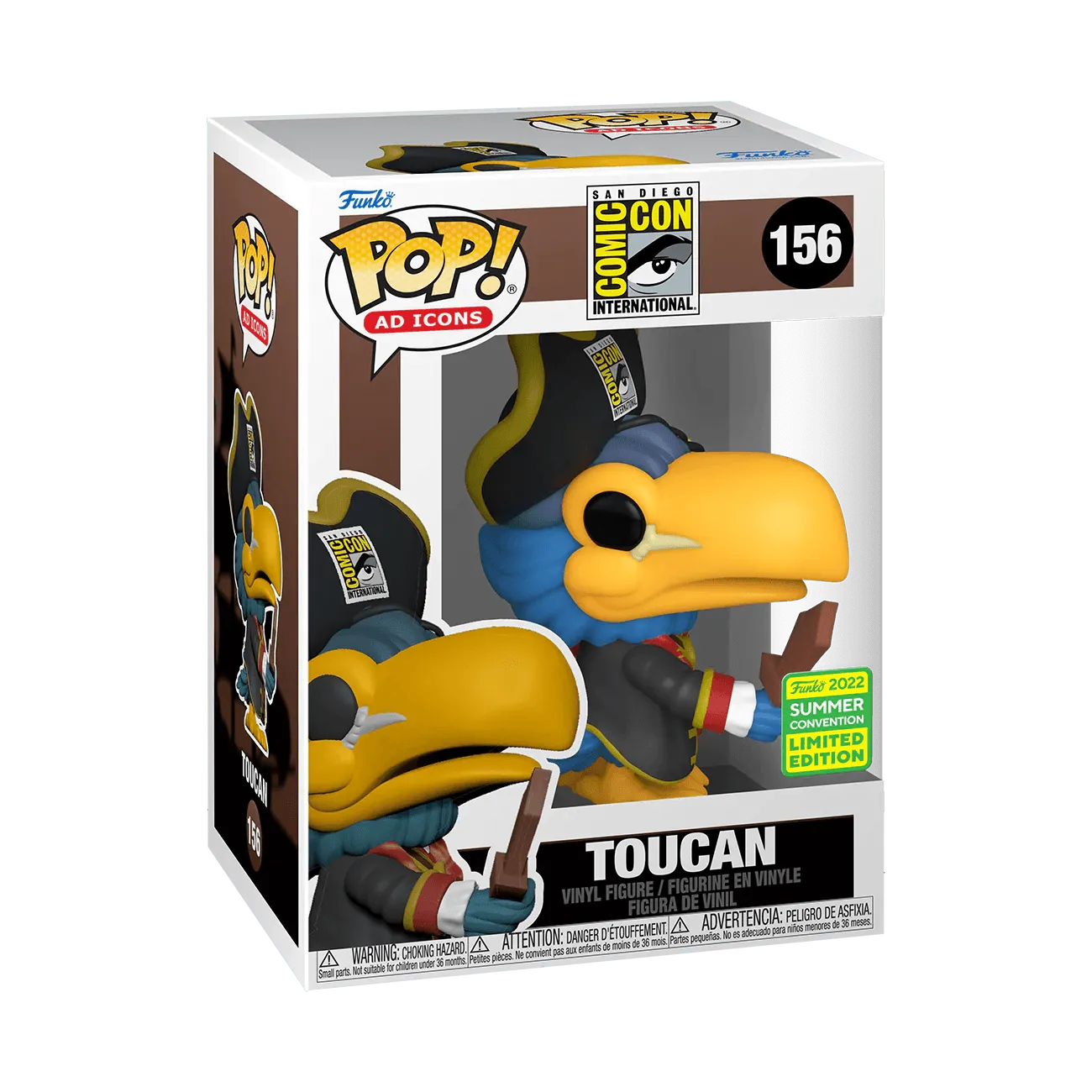 Pirate Toucan SDCC 2022 Funko Shop Exclusive Pop! Vinyl