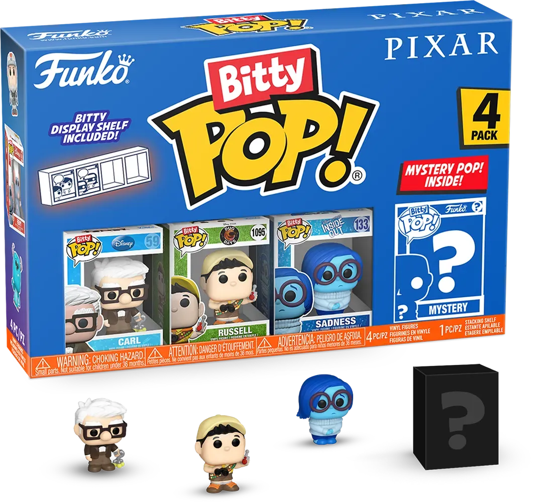 Pixar - UP Bitty Pop! 4-Pack