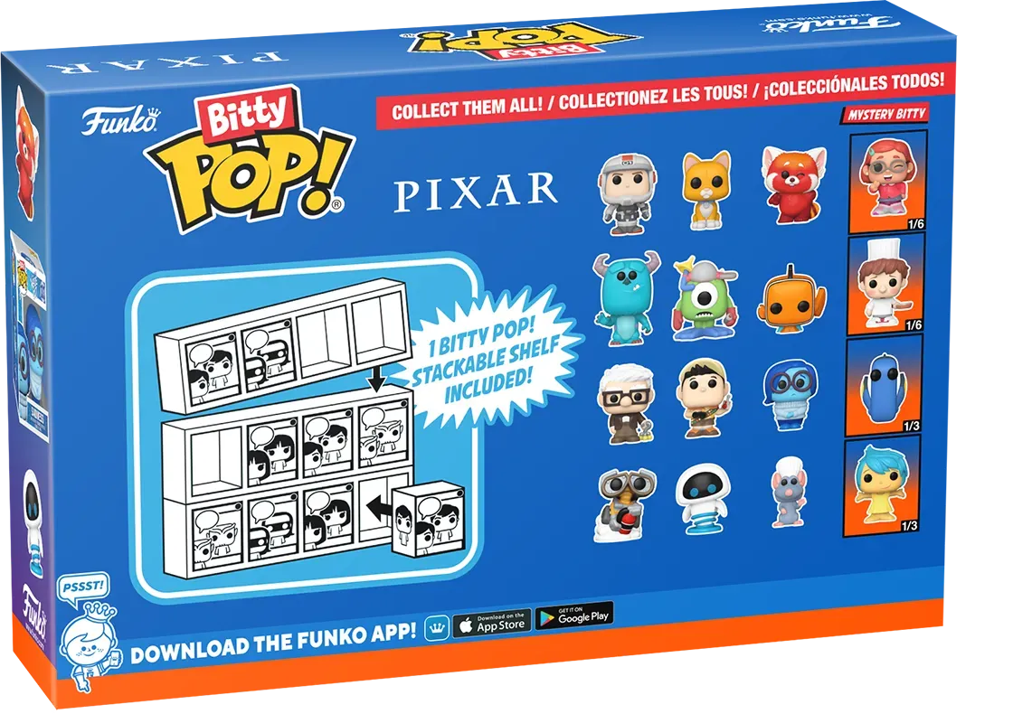 Pixar - WALL-E Bitty Pop! 4-Pack - Image 2