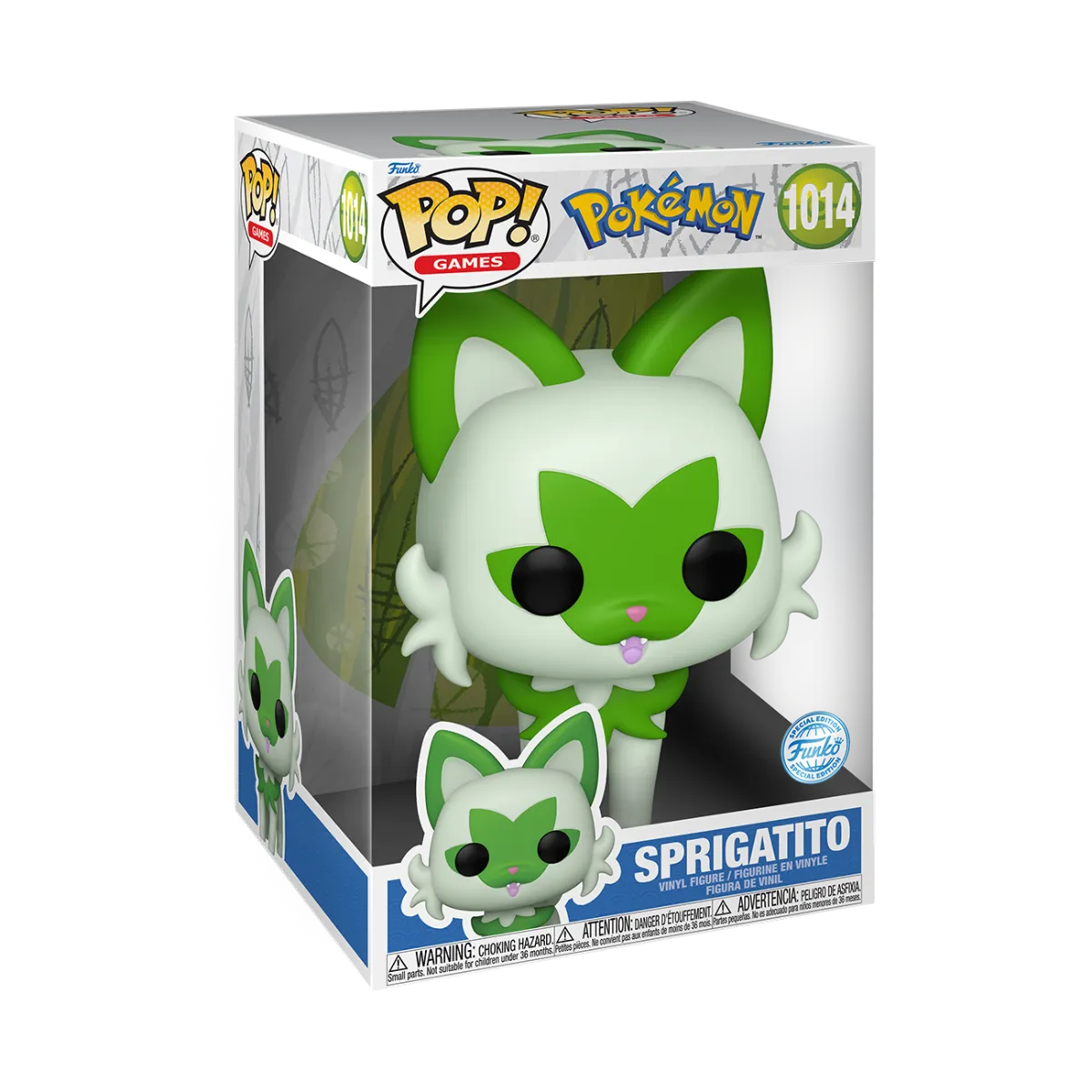 Pokemon - Sprigatito 10" Pop! Vinyl [RS] - Image 3