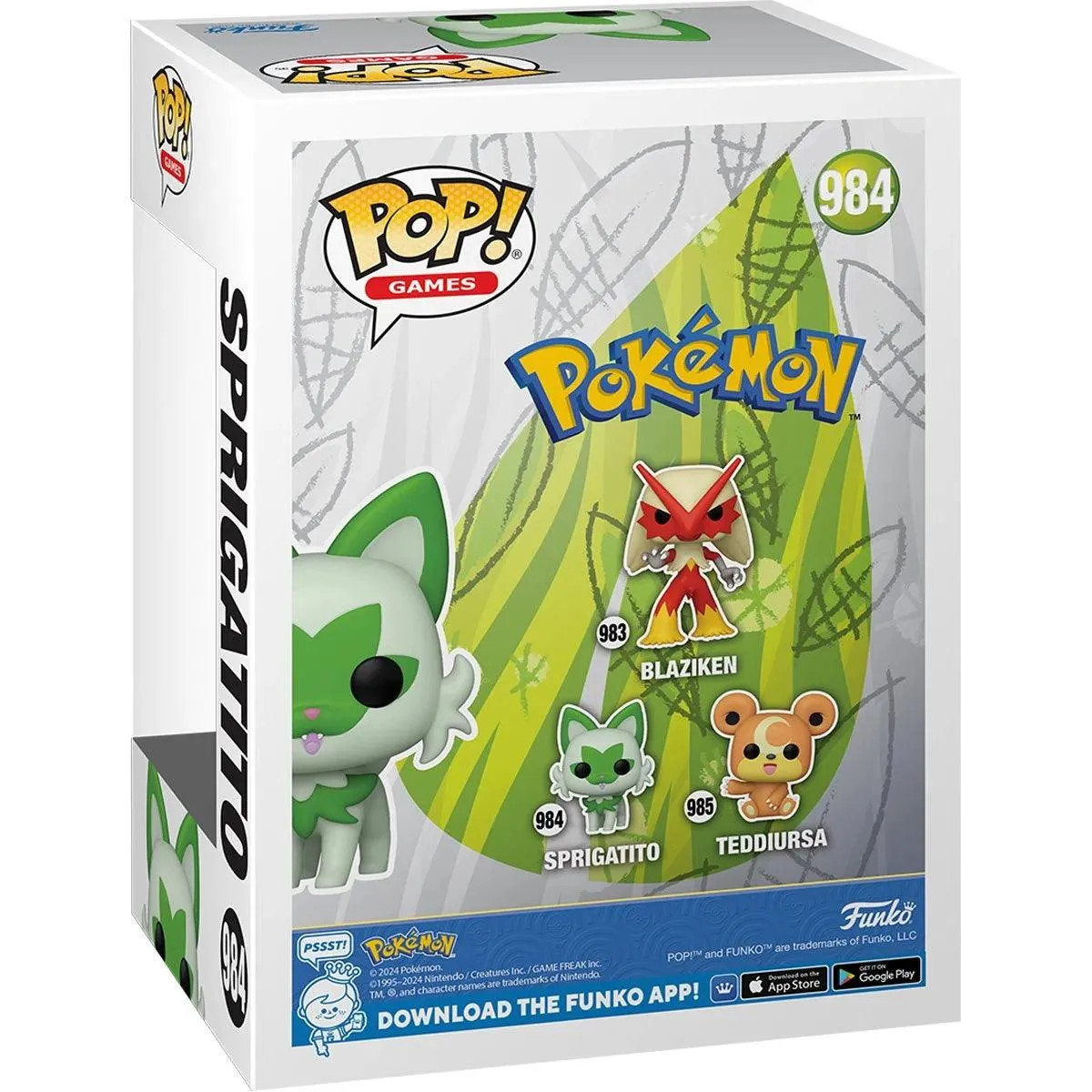Pokemon - Sprigatito Pop! Vinyl [RS] - Image 4