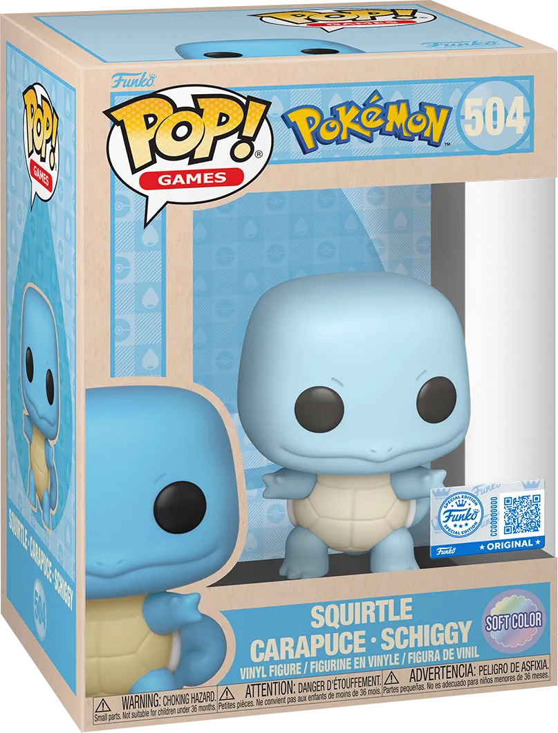 Pokemon - Squirtle (Pastel) US Exclusive Pop! Vinyl [RS] - Image 3
