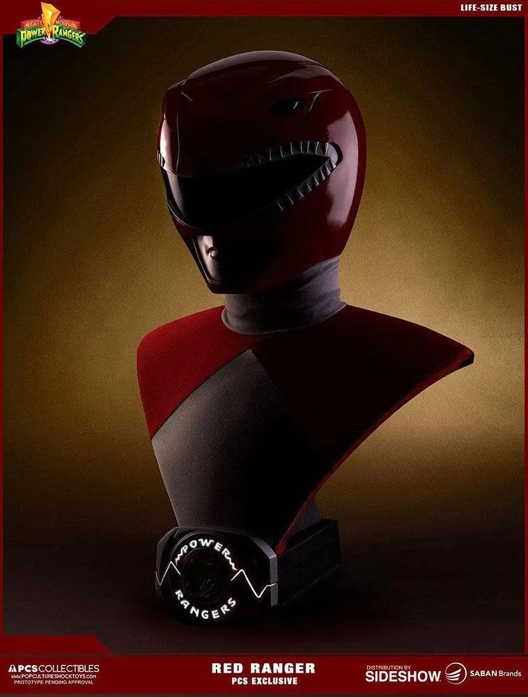 Power Rangers - Red Ranger Life Sized Bust PCS Exclusive - Image 3