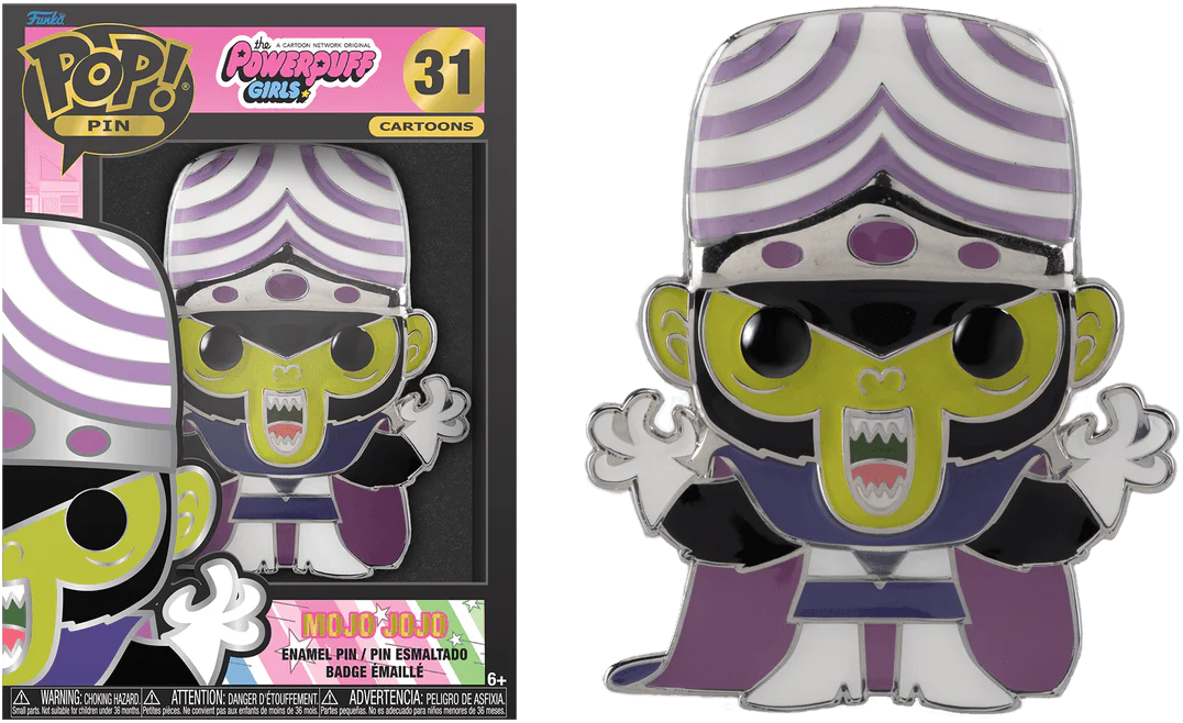 Powerpuff Girls - Mojo Jojo (with chase) 4" Enamel Pop! Pin