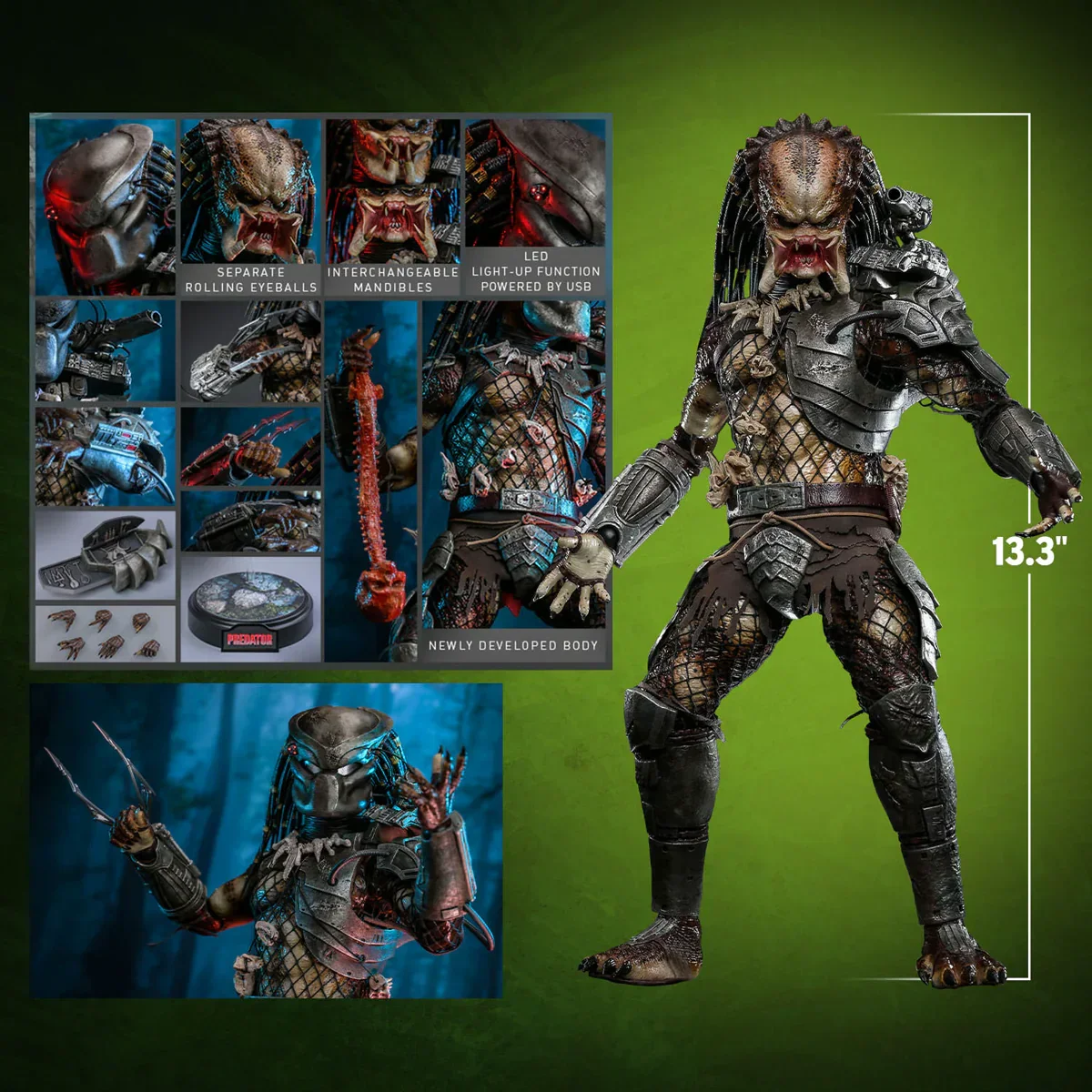 Predator (1987) - Predator (2.0) 1:6 Scale Collectable Action Figure - Image 3