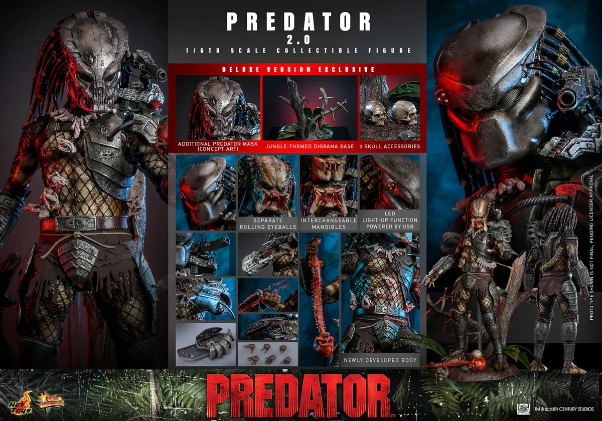 Predator (1987) - Predator (2.0) Deluxe 1:6 Scale Collecatable Action Figure - Image 25