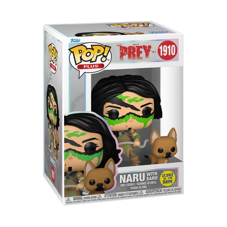 Prey (2022) - Naru with Sarii Glow-in-the-Dark Pop! Plus Vinyl - Image 4