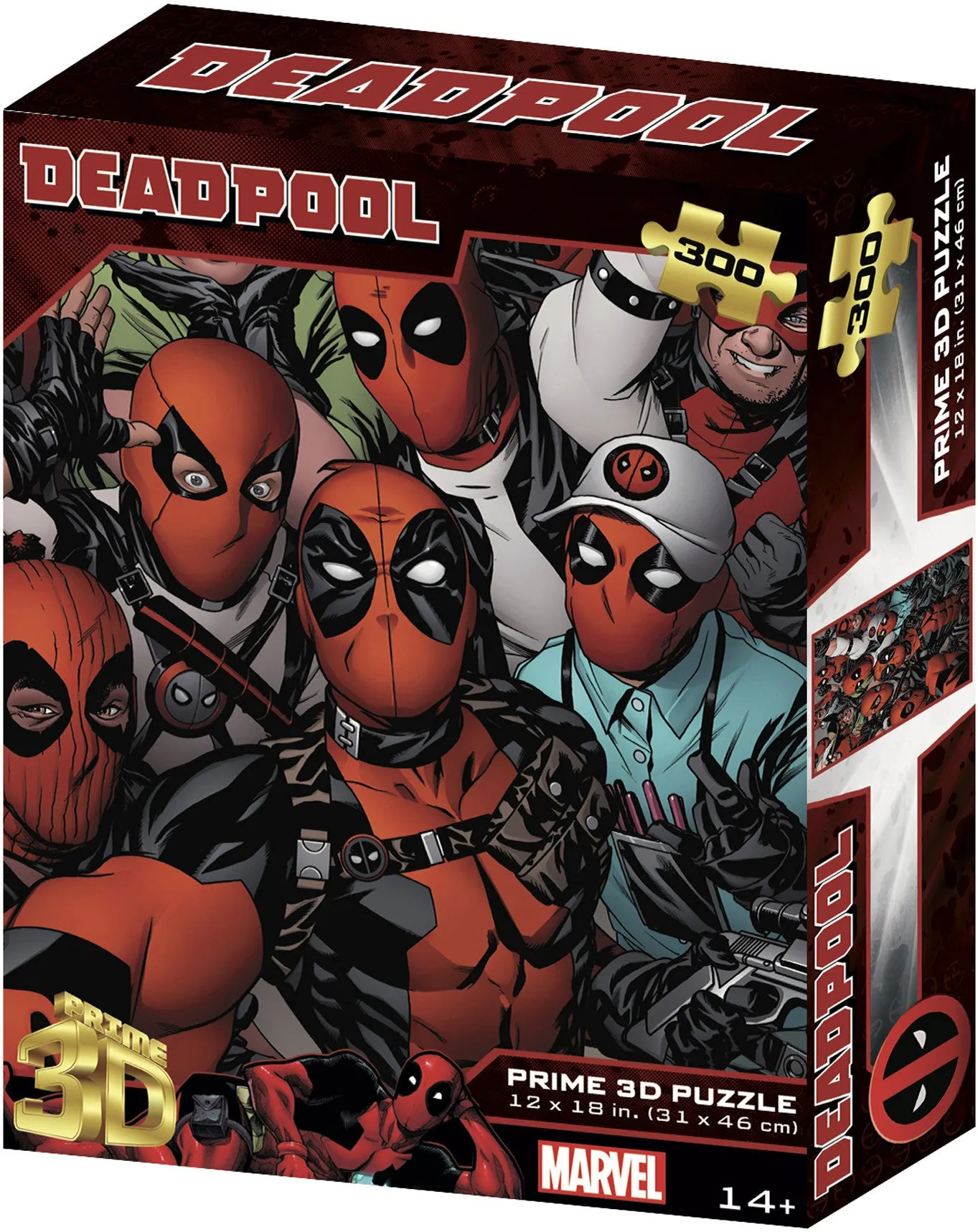 Prime3D Marvel Deadpool - 300 Piece 3D Puzzle - Image 2