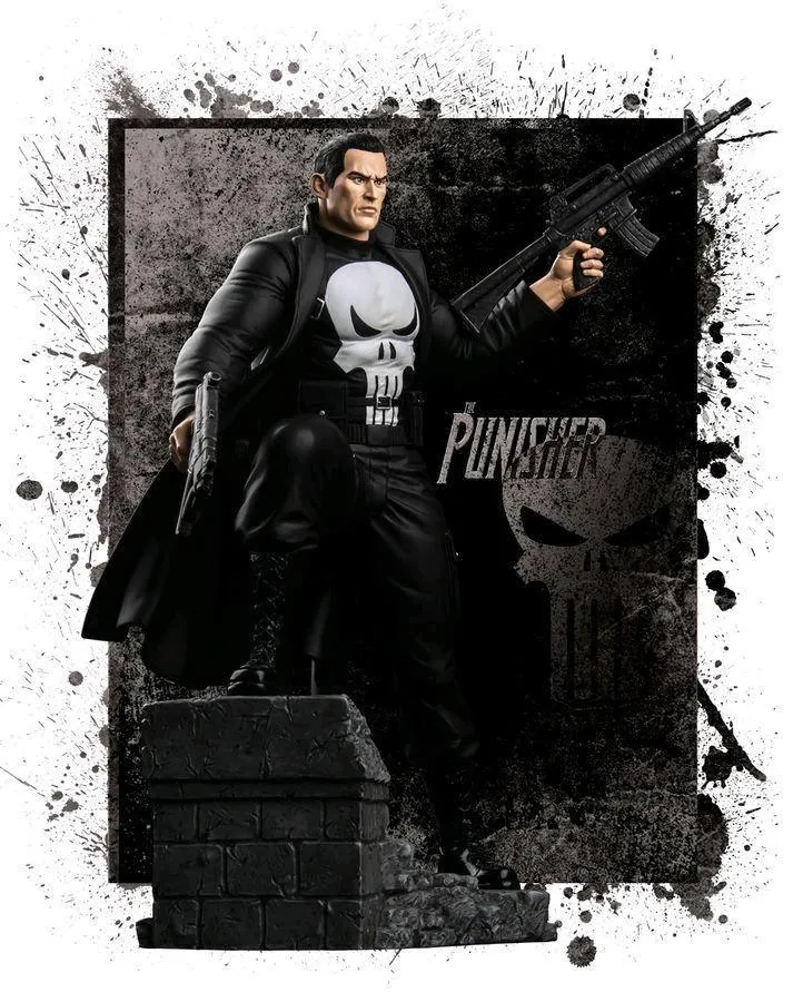 Punisher - 1:6 Scale Limited Edition Statue with interchangeable head