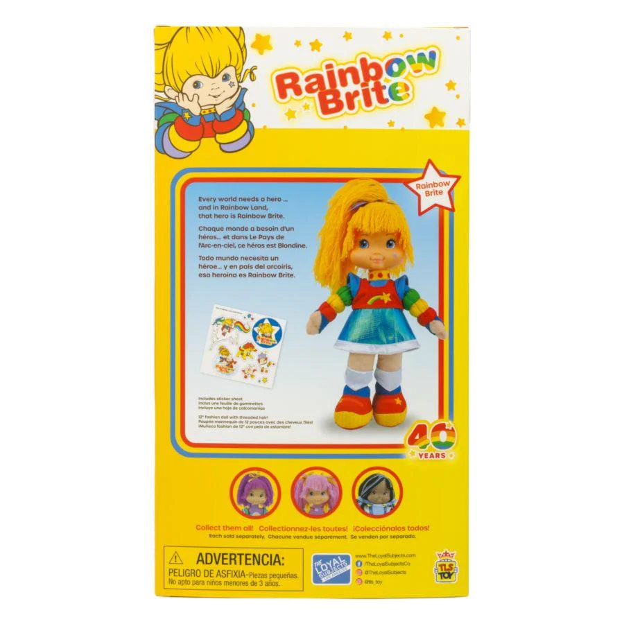 Rainbow Brite - Rainbow Brite 12" Threaded Hair Plush Doll - Image 5