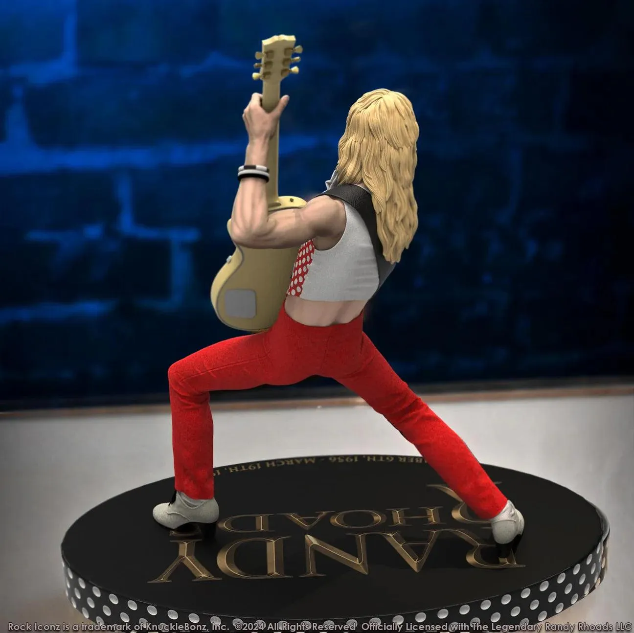 Randy Rhoads IV - The Early Years (Red Version) Rock Iconz Statue - Image 11