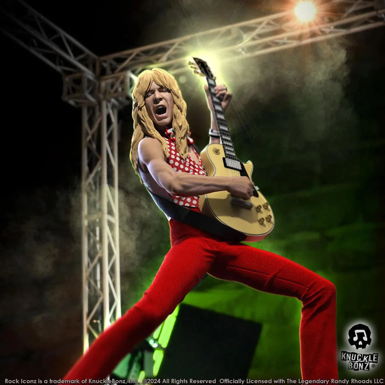 Randy Rhoads IV - The Early Years (Red Version) Rock Iconz Statue - Image 3