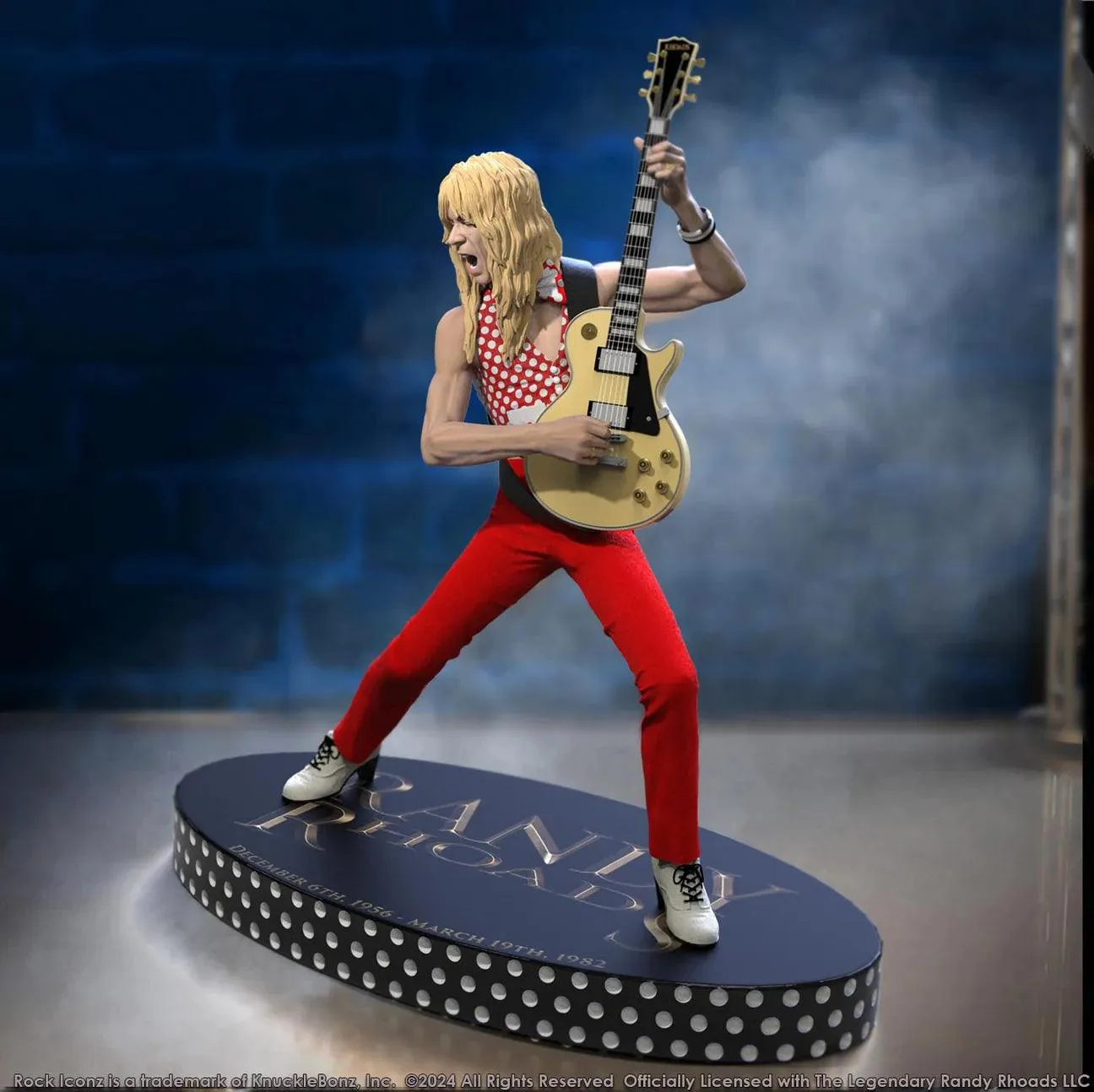 Randy Rhoads IV - The Early Years (Red Version) Rock Iconz Statue - Image 5