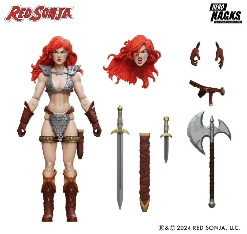 Red Sonja - Red Sonja Hero H.A.C.K.S 1:18 Scale Figure - Image 2