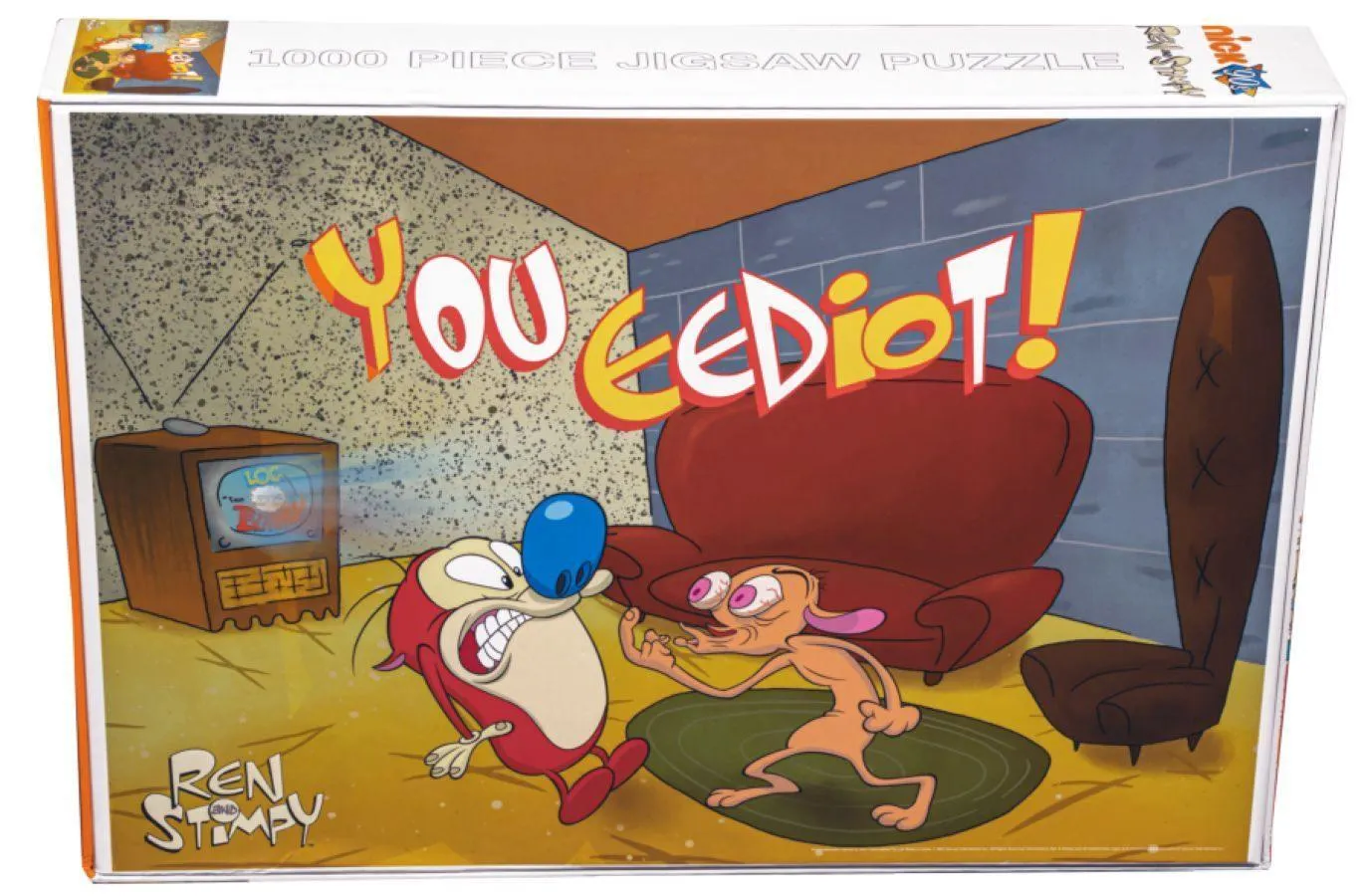 Ren and Stimpy - You Eediot 1000 piece Jigsaw Puzzle - Image 2