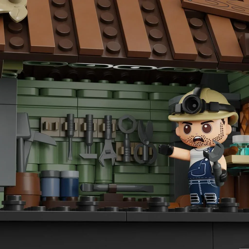 Retro Collection - Western Mine Construction Set (2990 Pieces) - Image 6