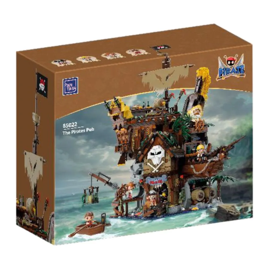 Retro Series - The Pirate's Pub Construction Set (2858 Pc) - Image 2