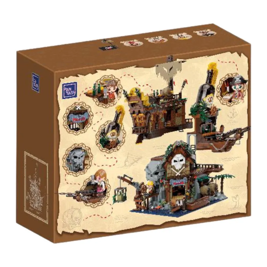 Retro Series - The Pirate's Pub Construction Set (2858 Pc) - Image 3