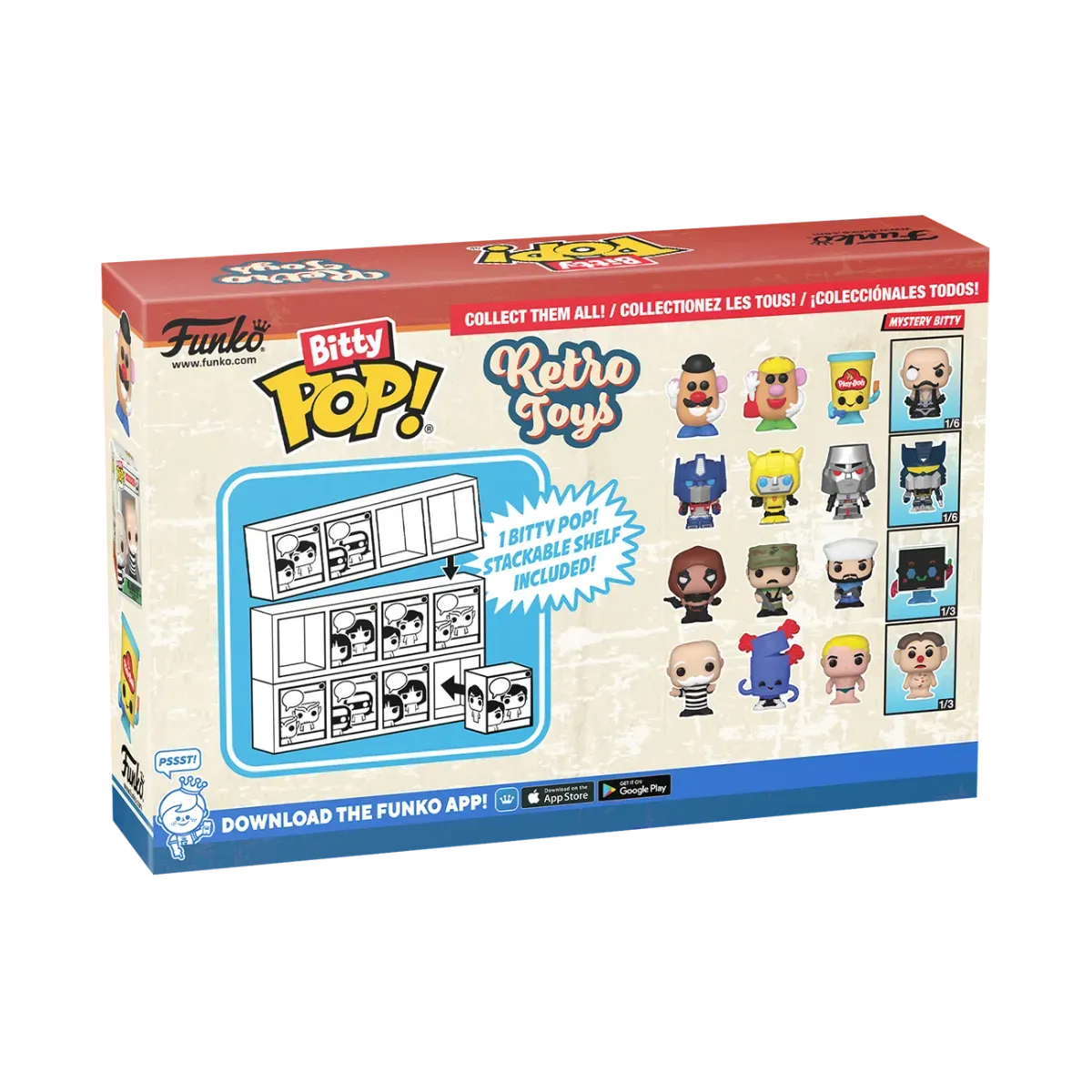 Retro Toys - Mr. Monopoly Bitty Pop! 4-Pack - Image 3