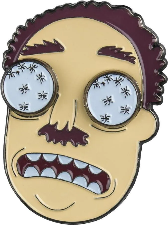 Rick and Morty - Ants-in-my-Eyes Johnson Spinning Enamel Pin
