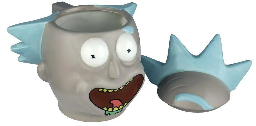 Rick & Morty - Rick 3D Mug with Lid - Image 3